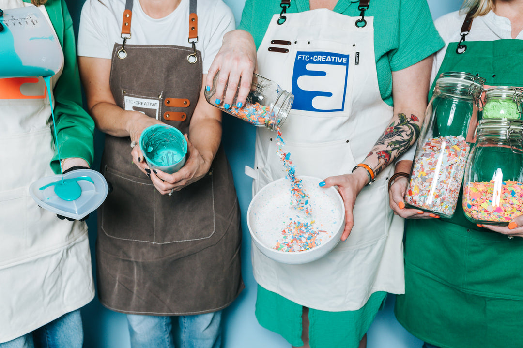 How to Create Terrazzo Effects with Jesmonite® AC100 Eco-Resin
