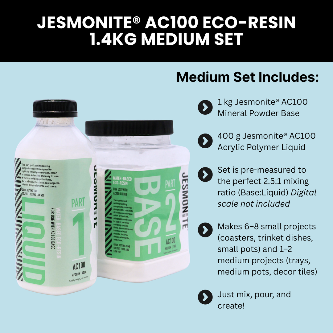Jesmonite® AC100 Medium 1.4kg Set