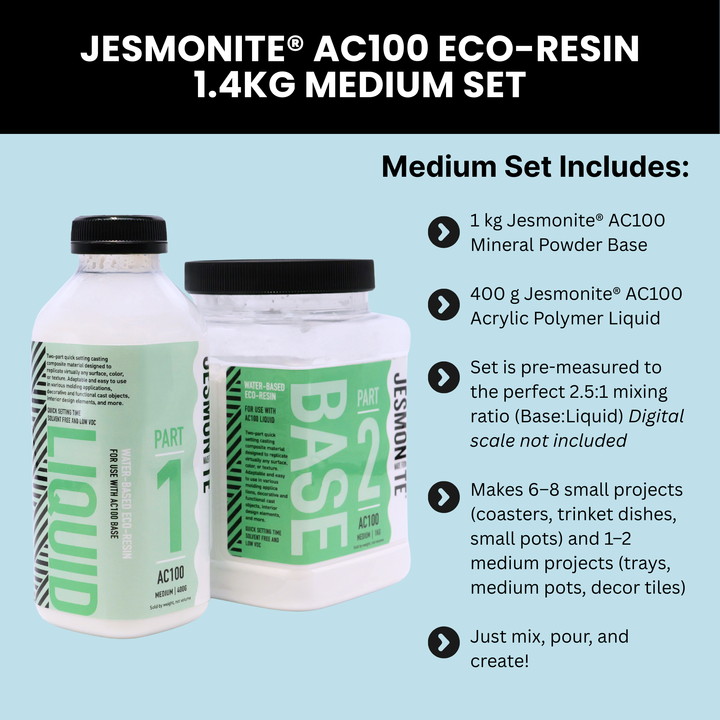 Jesmonite® AC100 Medium 1.4kg Set