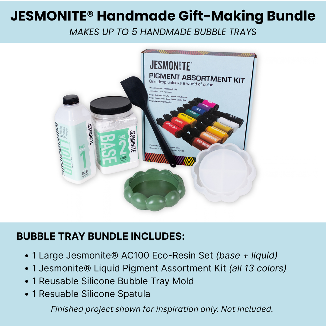 Jesmonite® Handmade Gift-Making Bundle – Bubble Tray