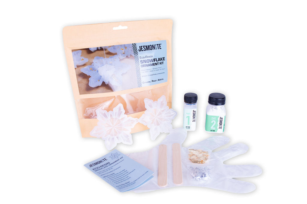 Jesmonite® AC100 Snowflake Ornament Kit