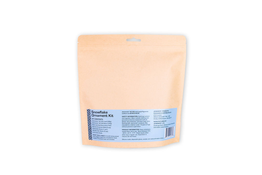 Jesmonite® AC100 Snowflake Ornament Kit