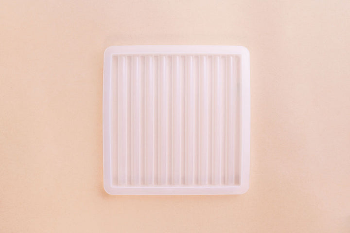 Mold LINED - Fluted Square