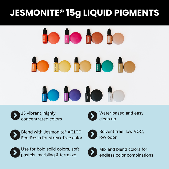 Jesmonite® Pigment Assortment Kit – Complete Set of 13 Colors